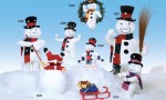 Animated snowmen figures from Dublin Display Co