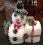 Snowman with Present