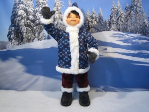 Animated eskimo figure - Dublin Display Co