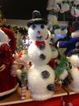Snowman Figure with Candy Cane - Dublin Display Co